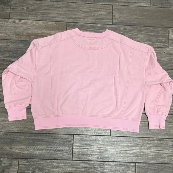 NWT Free People Movement x Hatch Intercept Pullover XS Pink Rose Top Sweatshirt - Picture 8 of 15